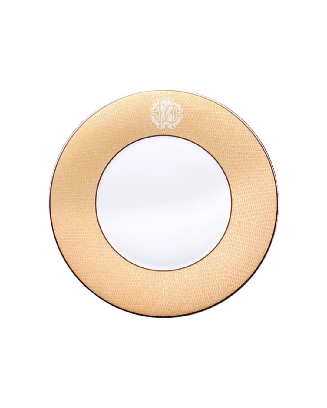 Roberto Cavalli Lizzard Gold Dinner Plate - Set of 3