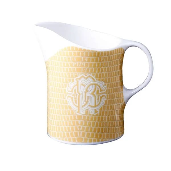 Roberto Cavalli Lizzard Gold Creamer