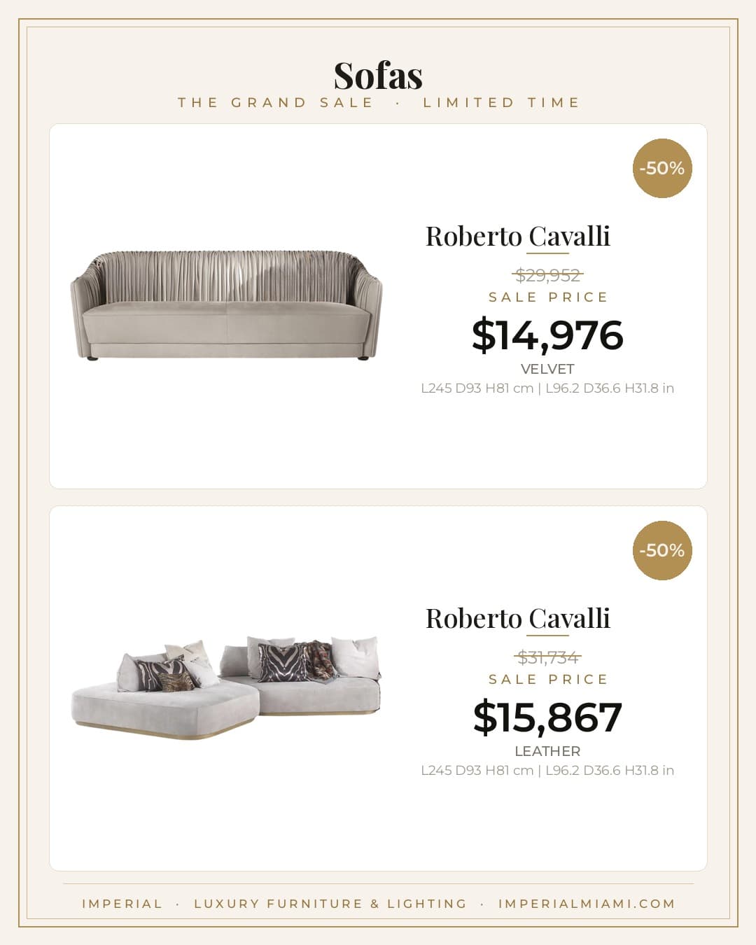 Sofas sale piece