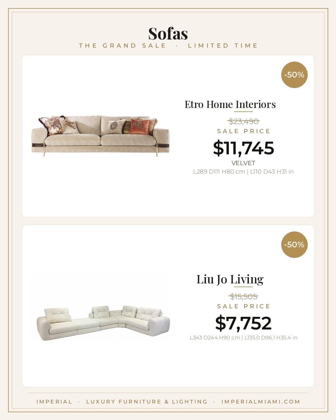 Sofas sale piece
