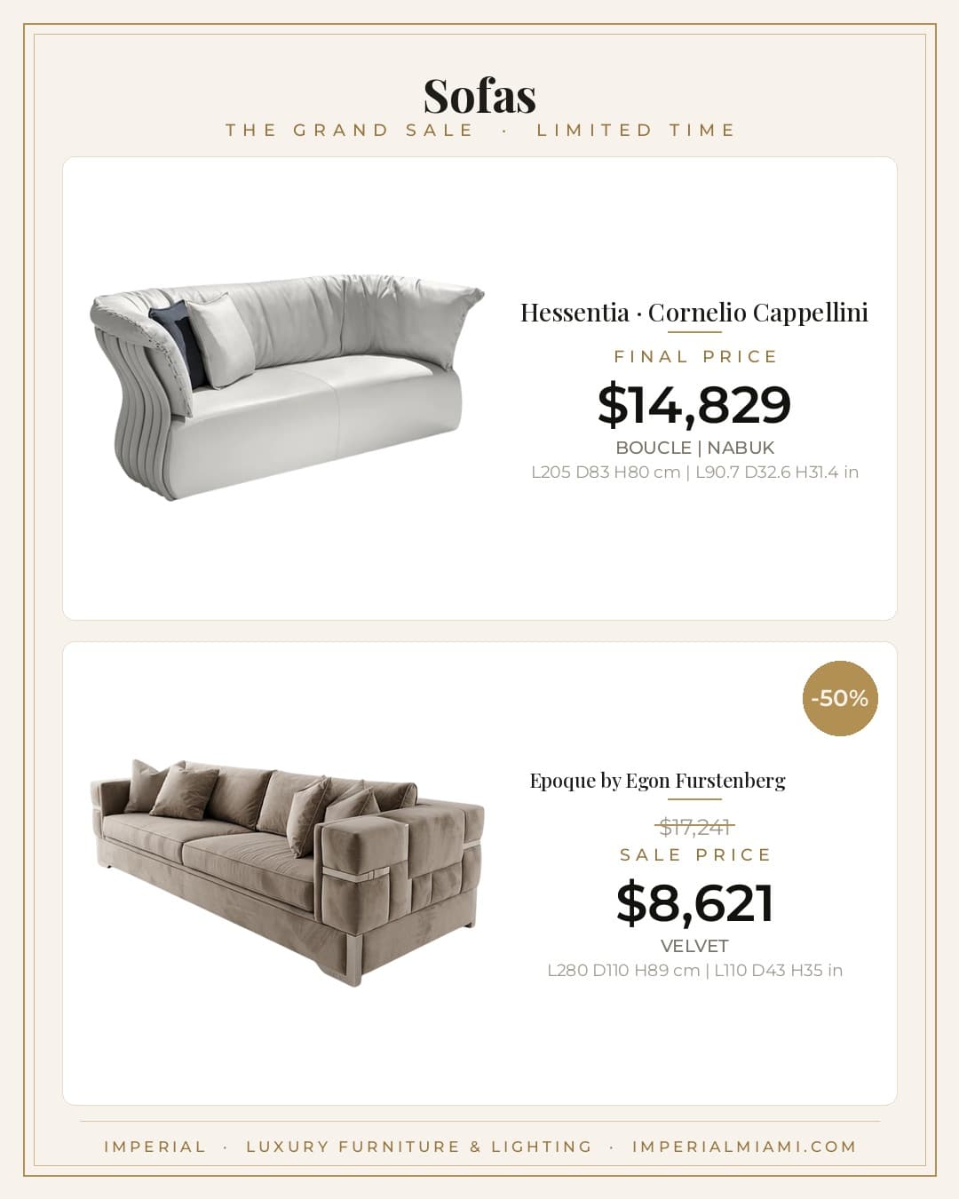 Sofas sale piece