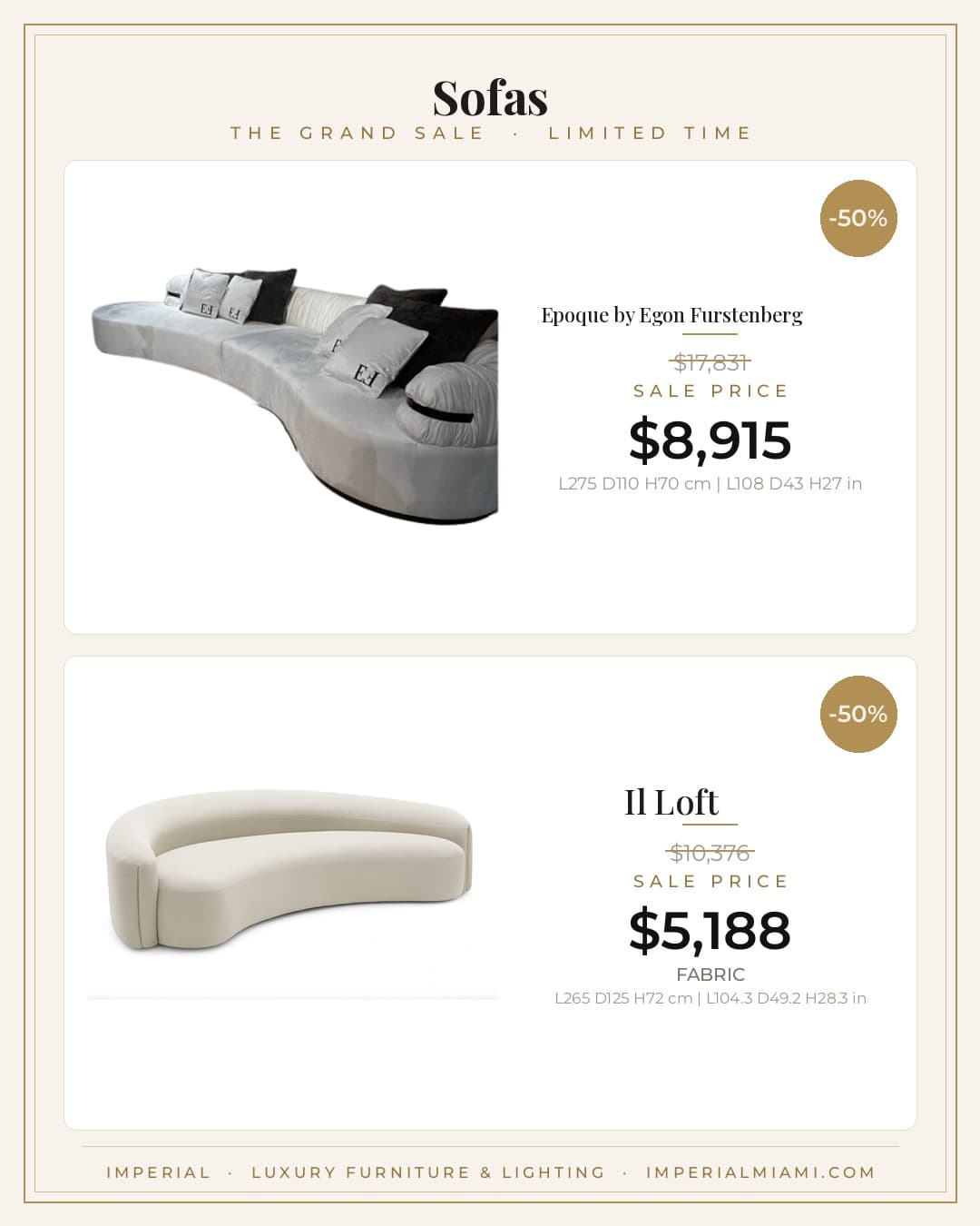 Sofas sale piece