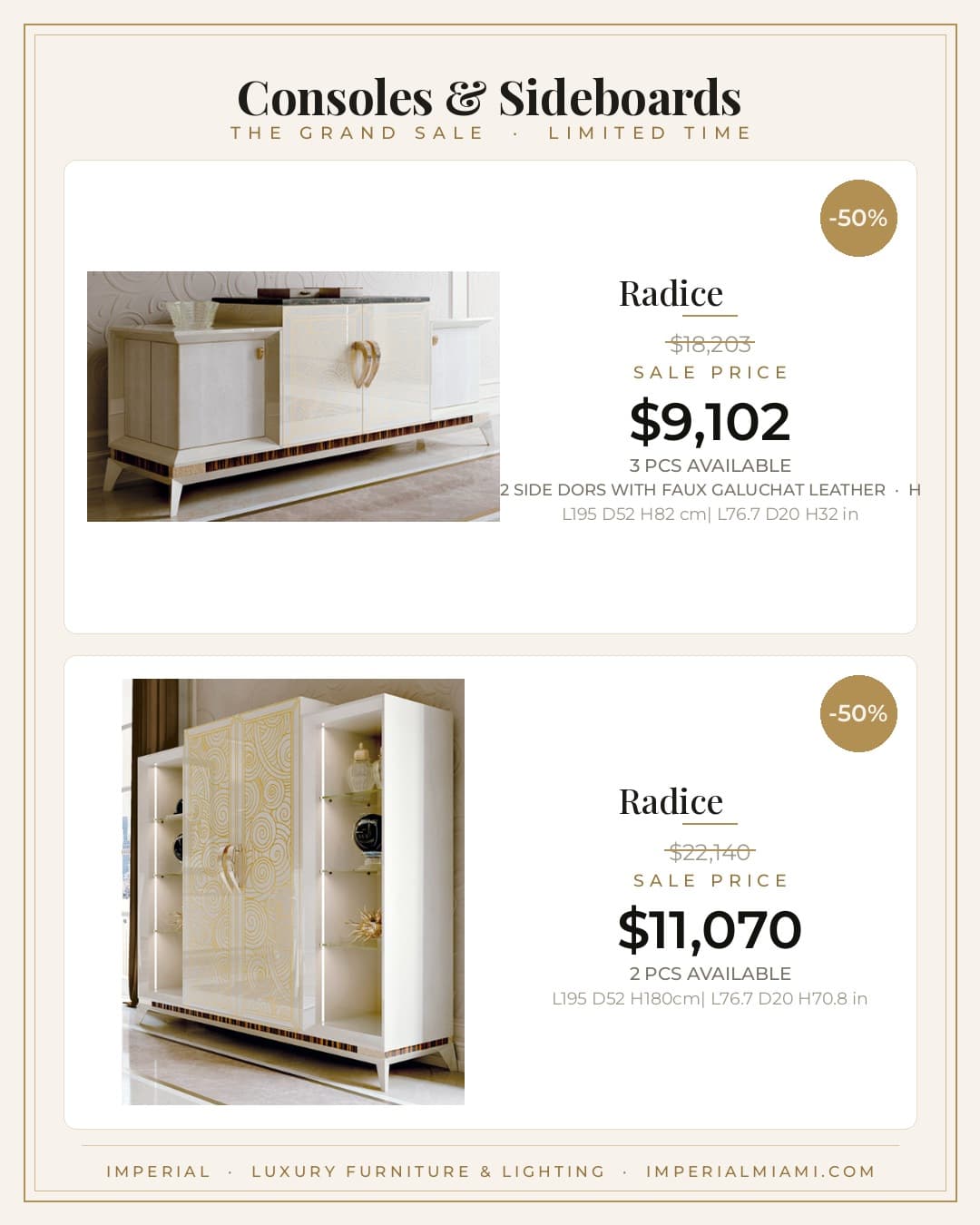 Consoles sale piece