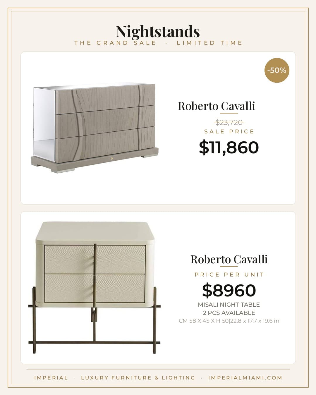 Nightstands sale piece