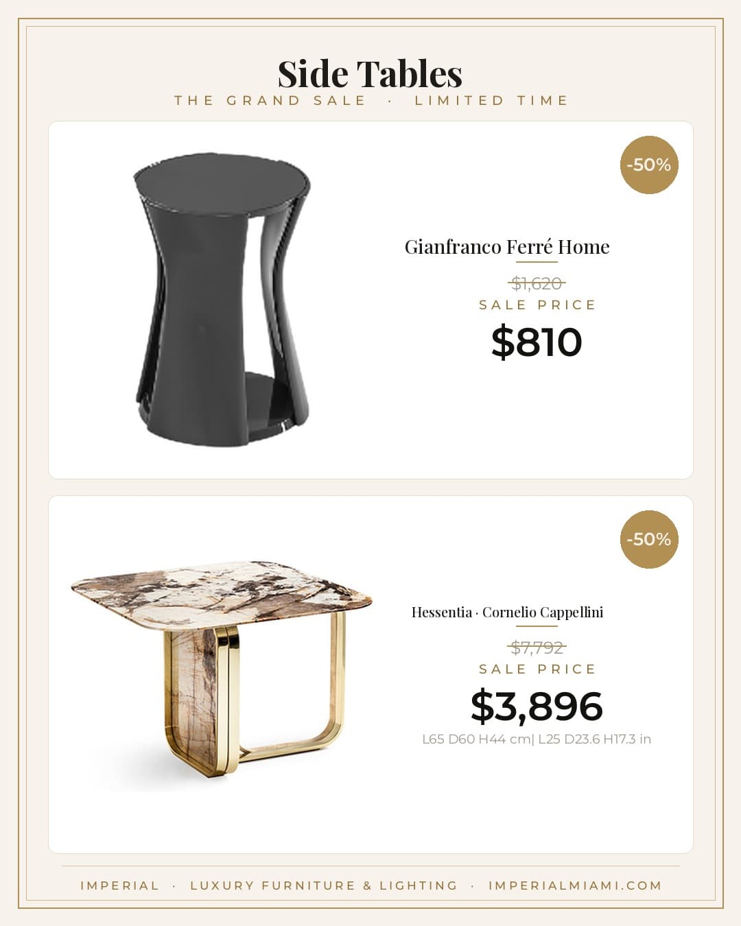 Side Tables sale piece