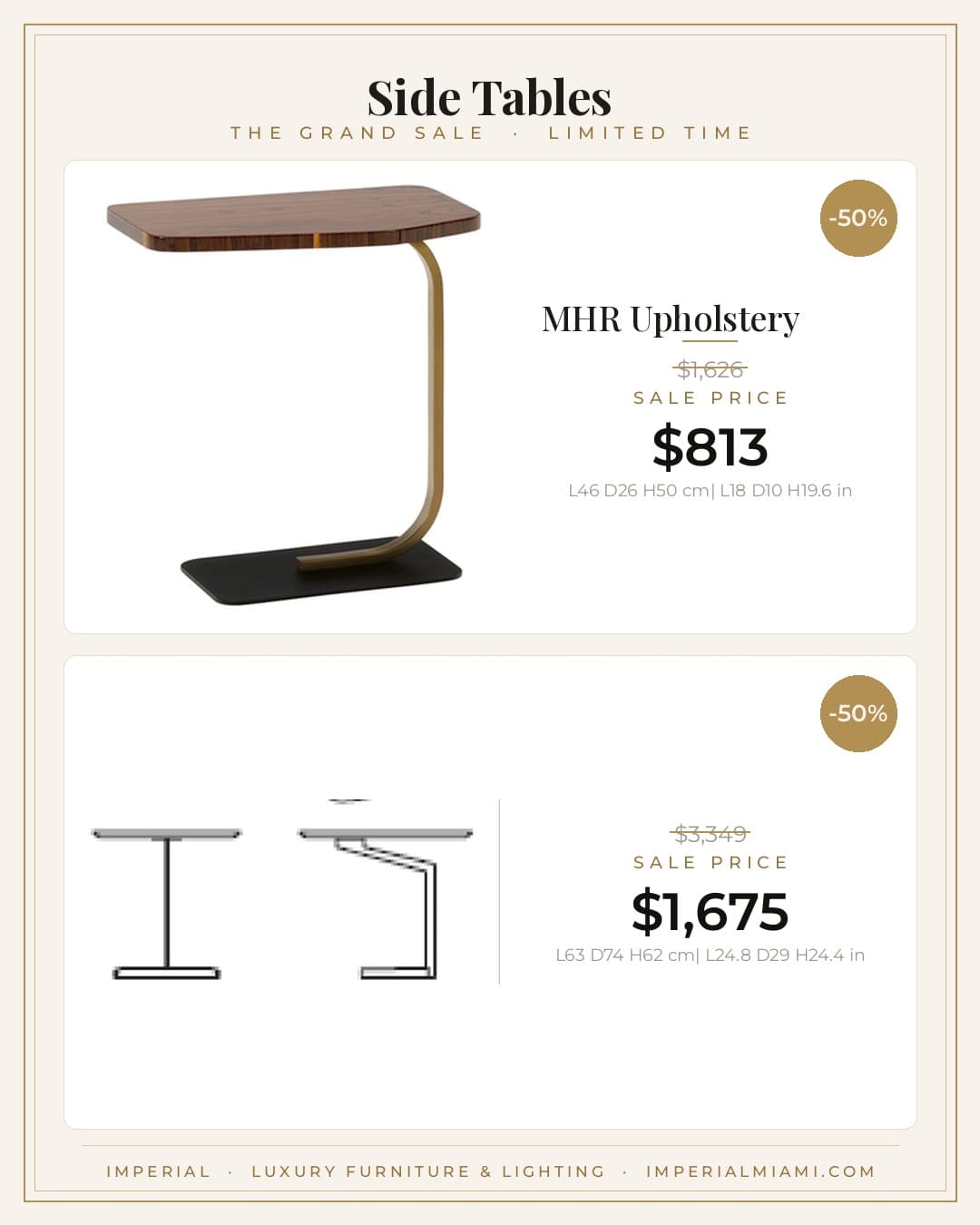 Side Tables sale piece