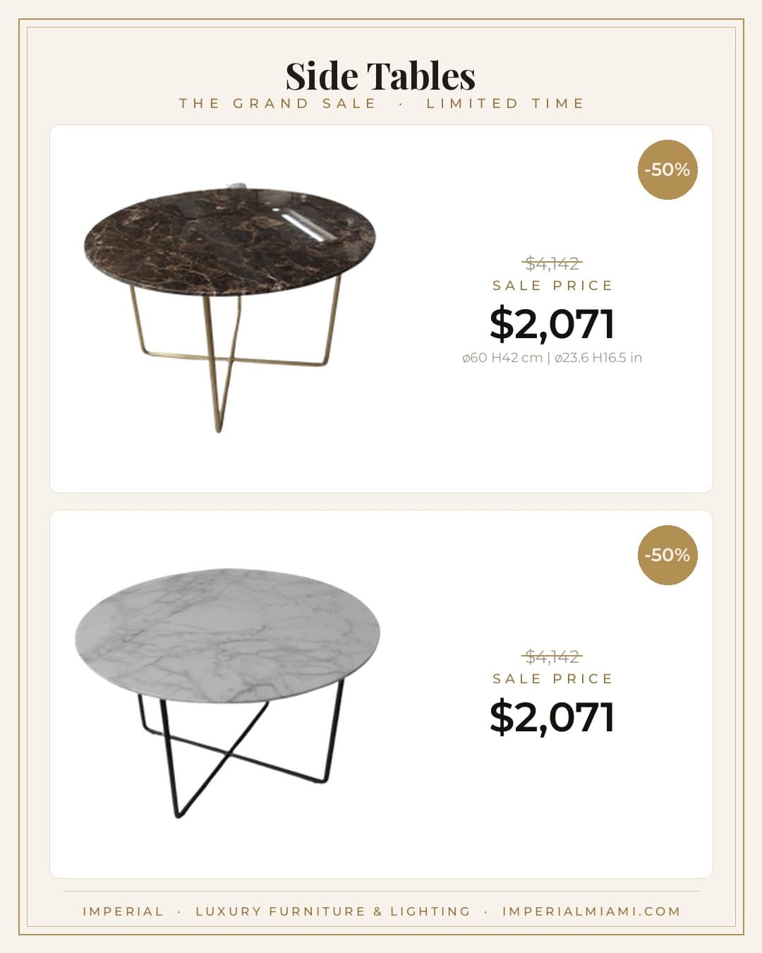 Side Tables sale piece