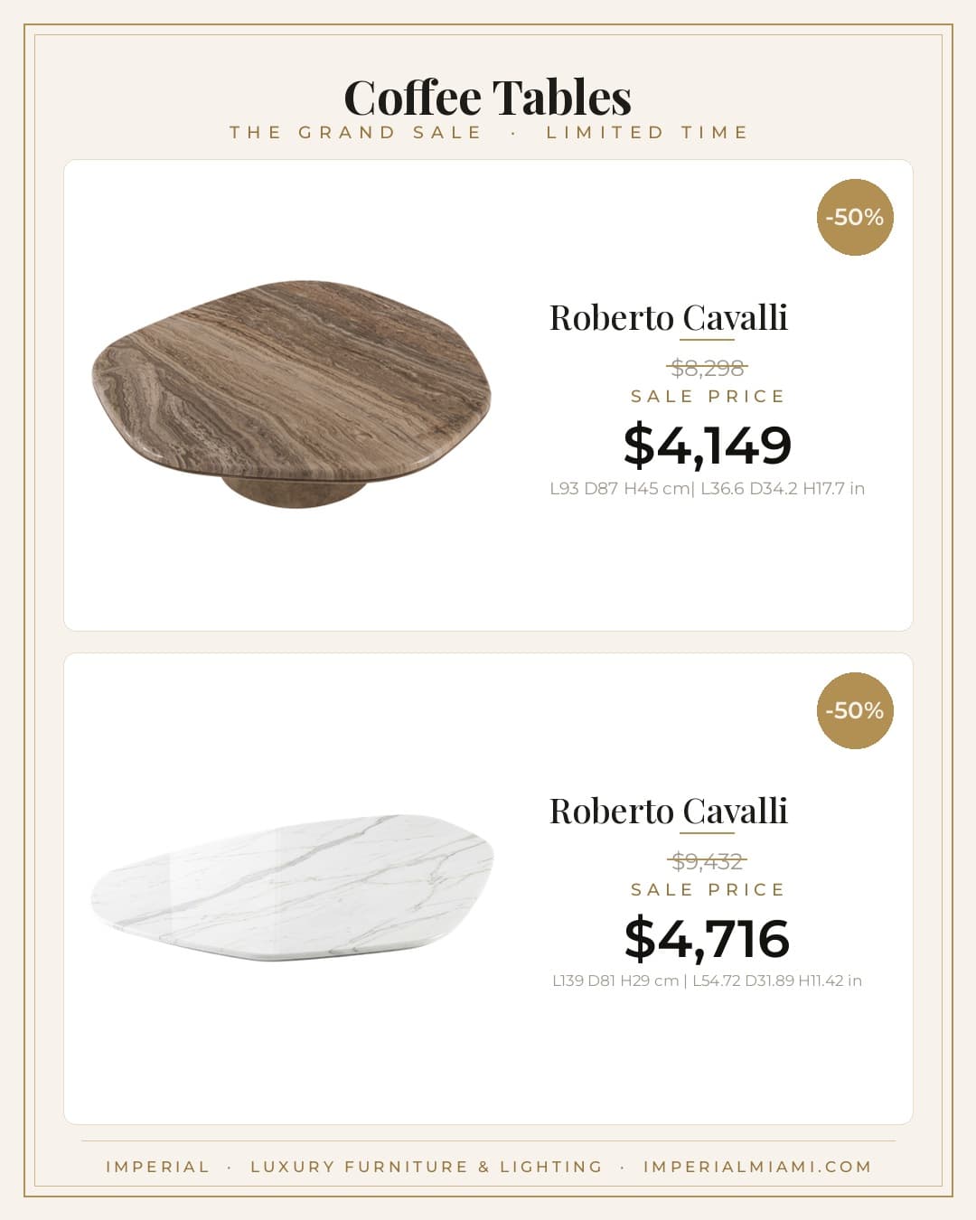 Coffee Tables sale piece