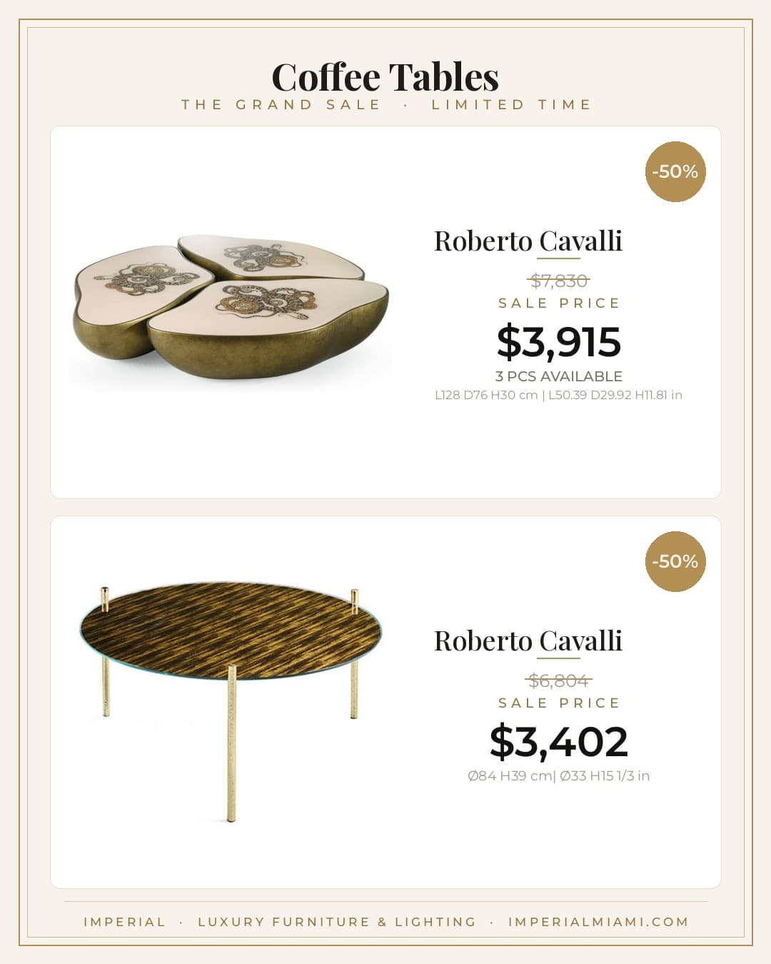 Coffee Tables sale piece