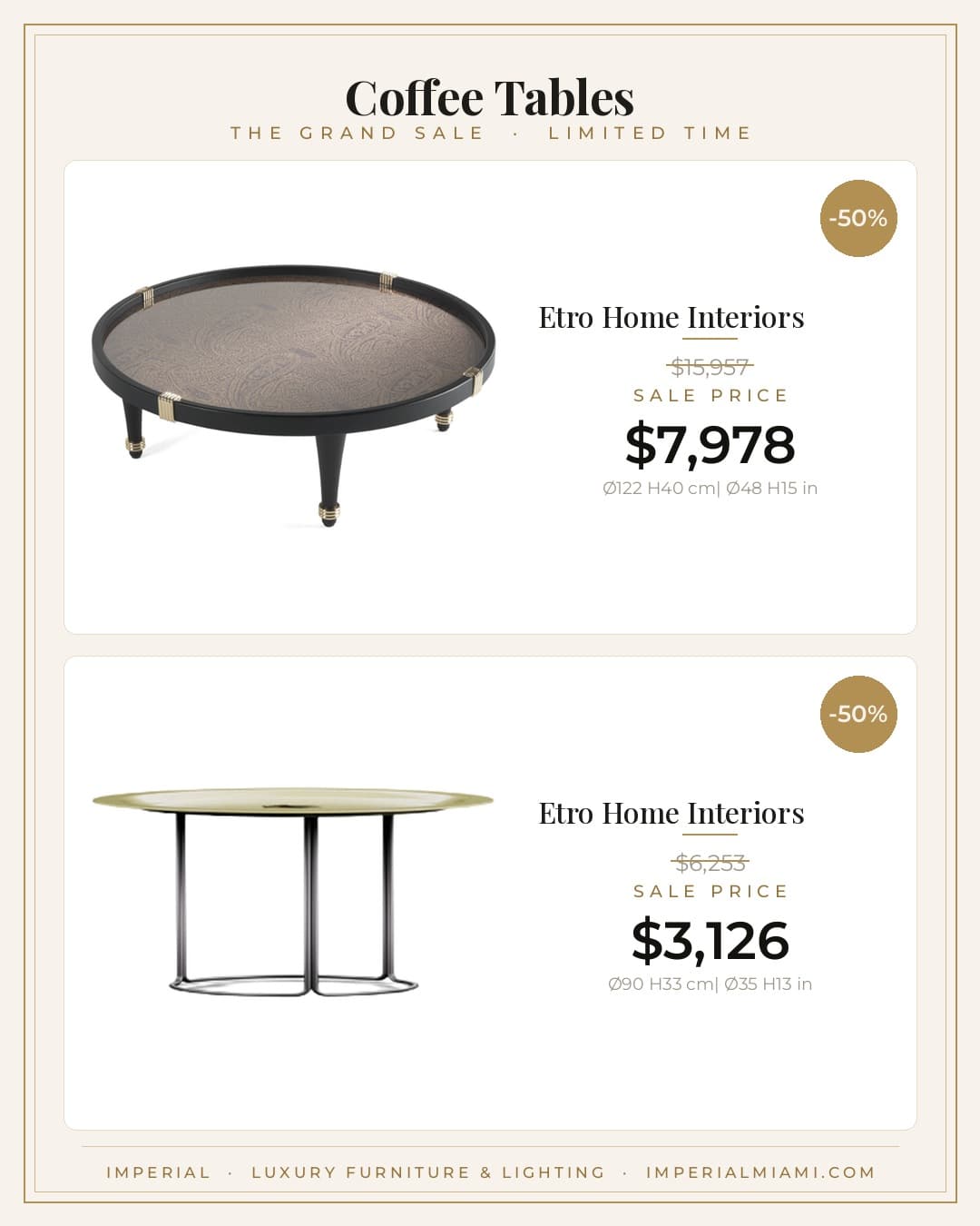 Coffee Tables sale piece