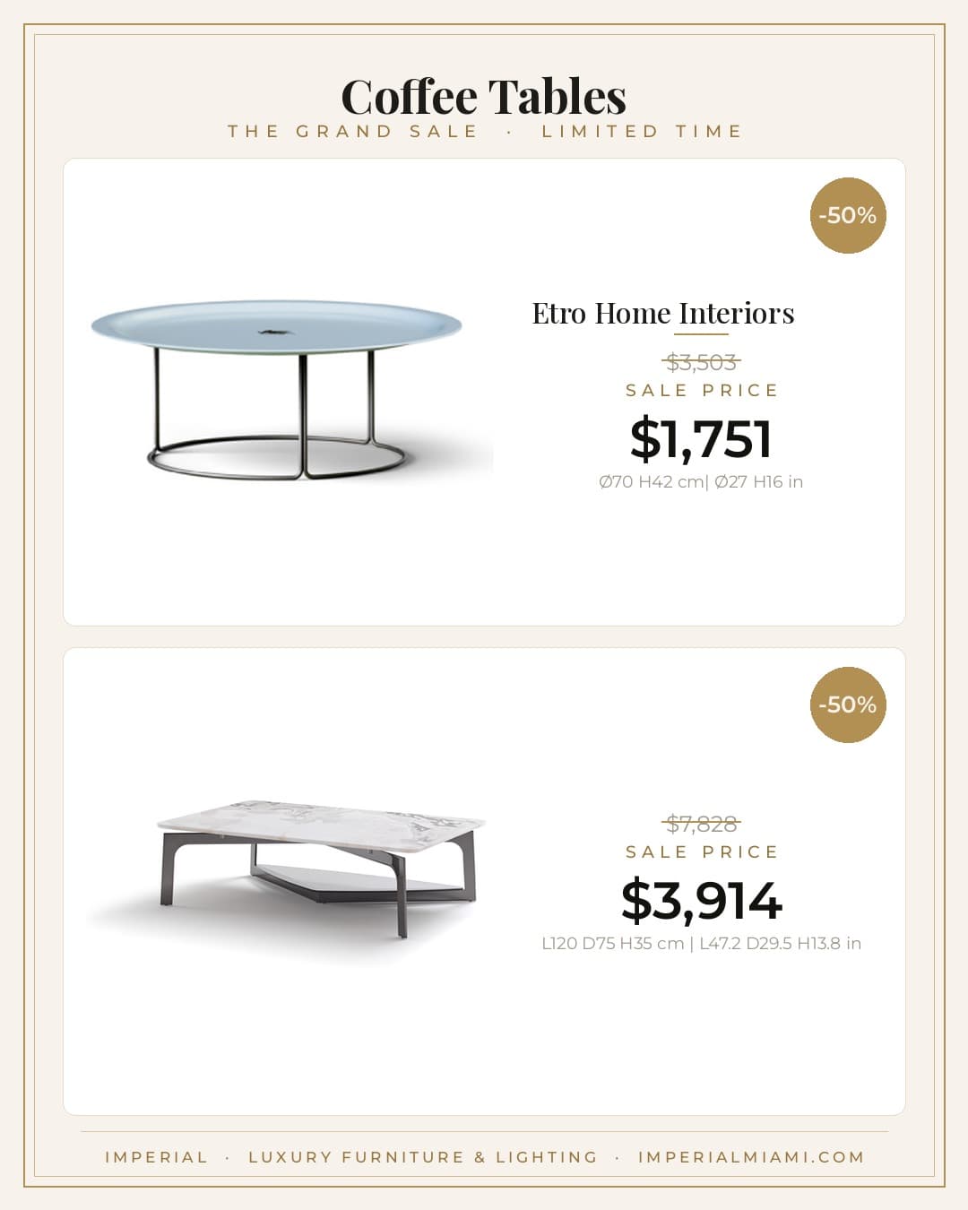 Coffee Tables sale piece