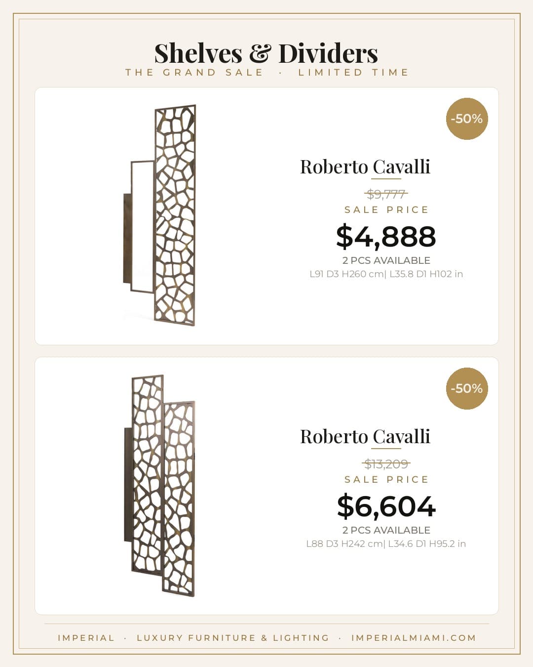 Dividers sale piece