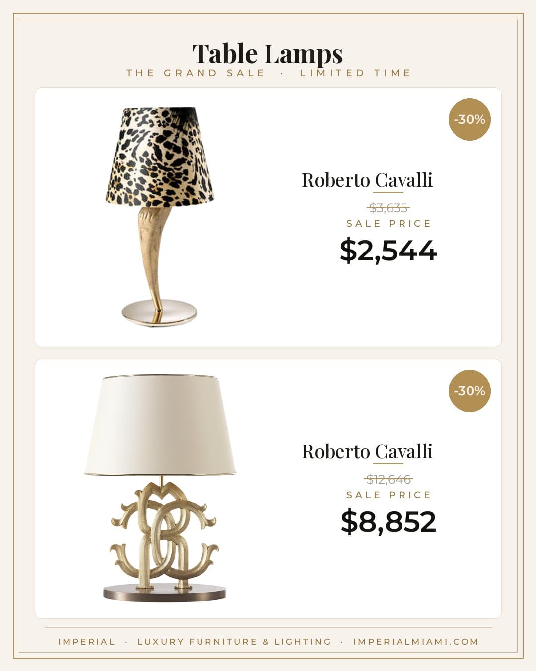 Table Lamps sale piece