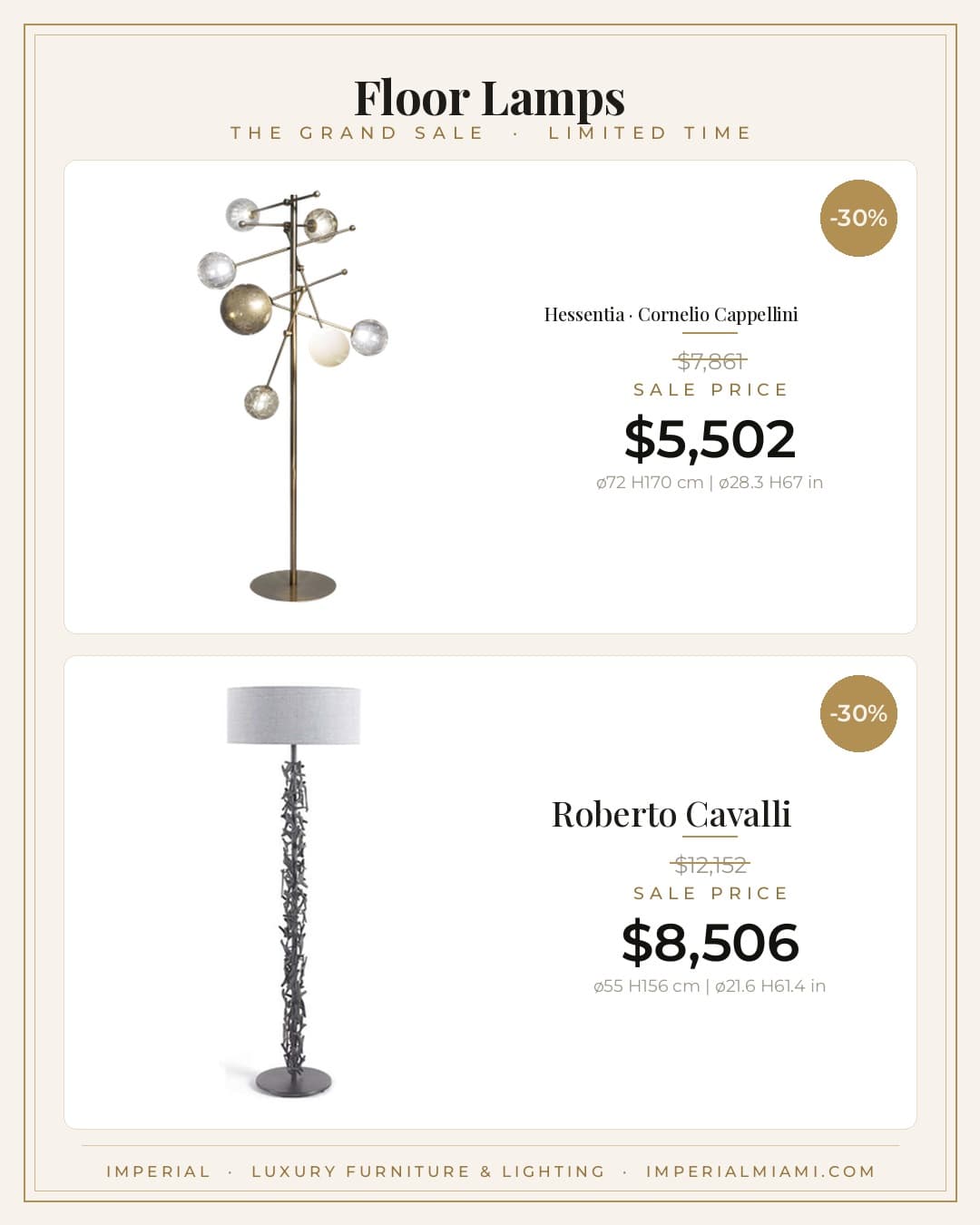 Floor Lamps sale piece