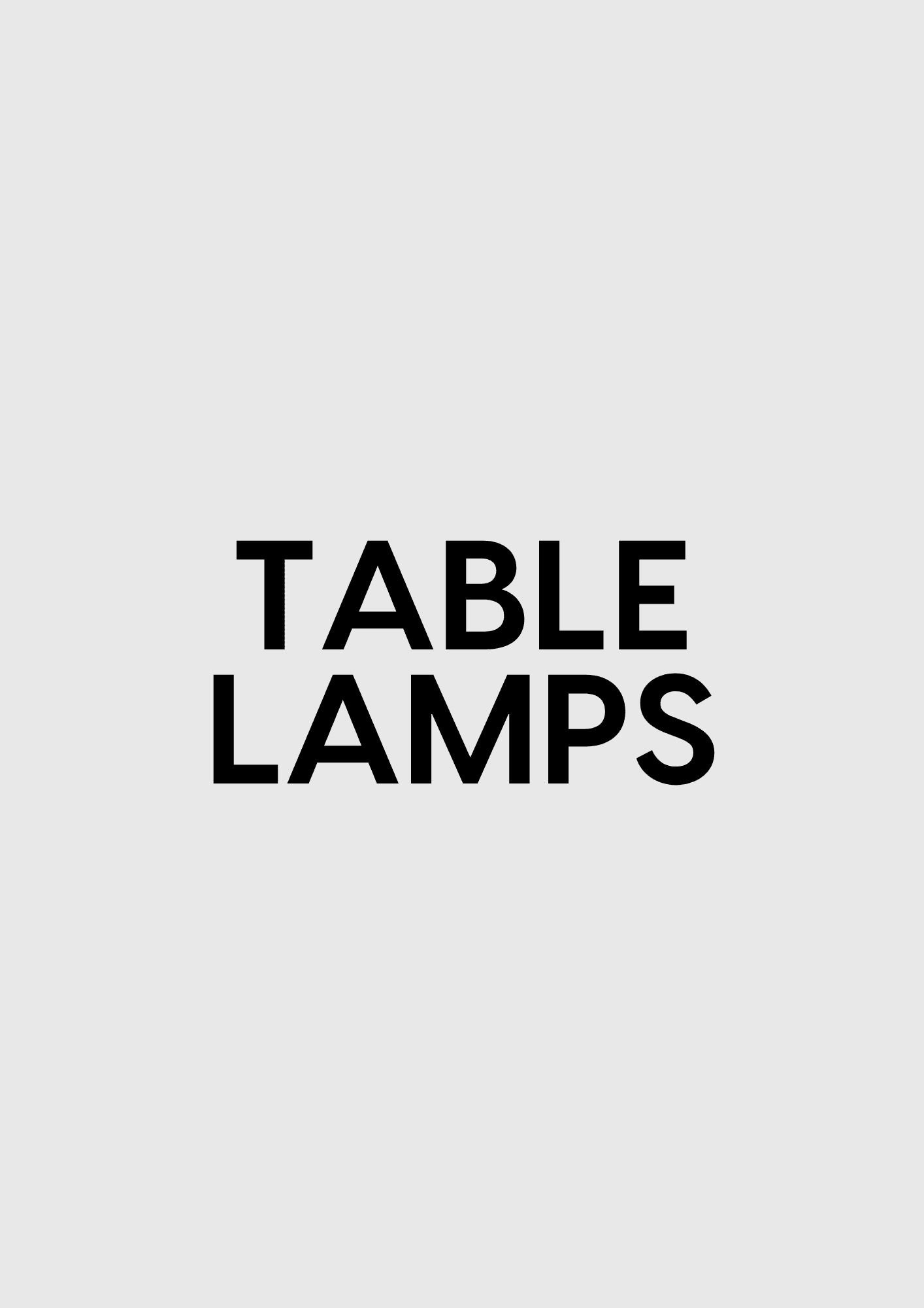 Table Lamps